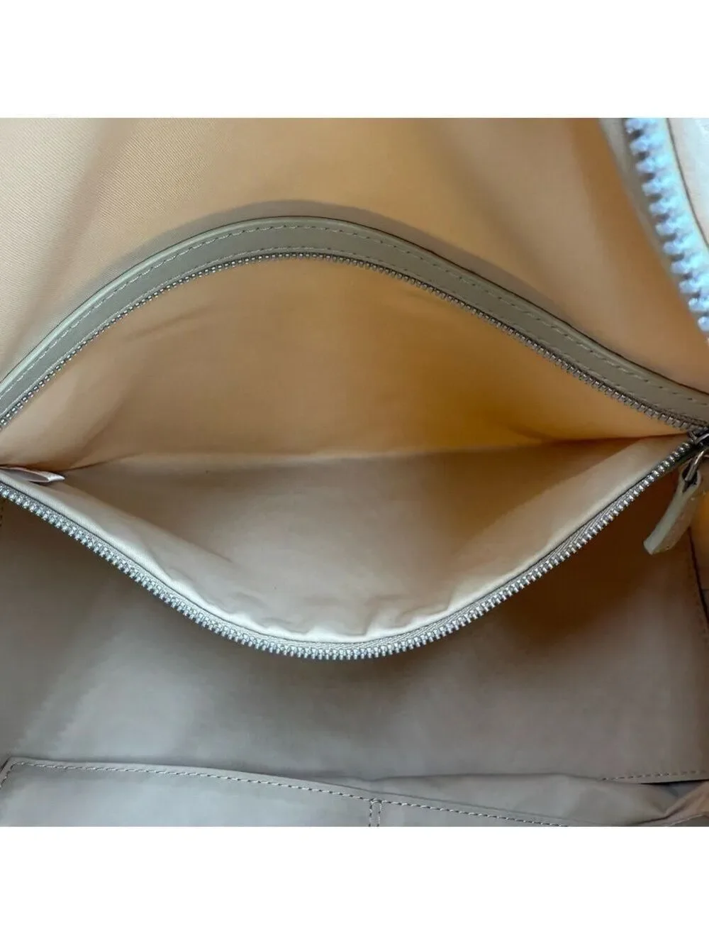 MCM Beige Monogram Hobo Bag with Removable Strap